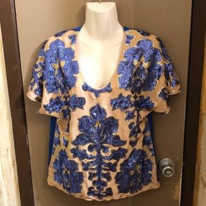 Tracy Reese Sequin top